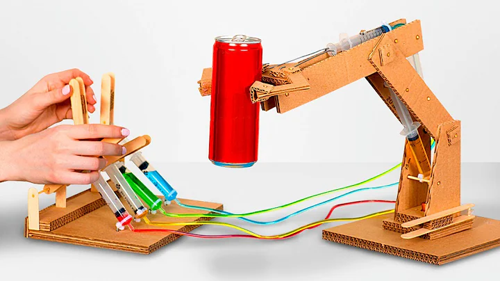 How to Make Hydraulic Powered Robotic Arm from Cardboard