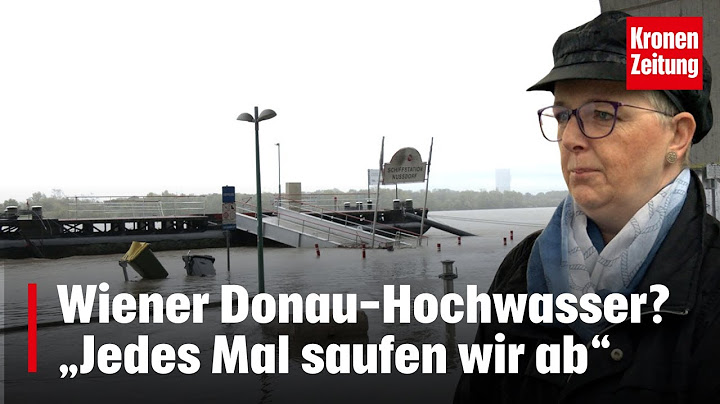 Wiener Donau-Hochwasser? „Jedes Mal saufen wir ab“ | krone.tv NEWS