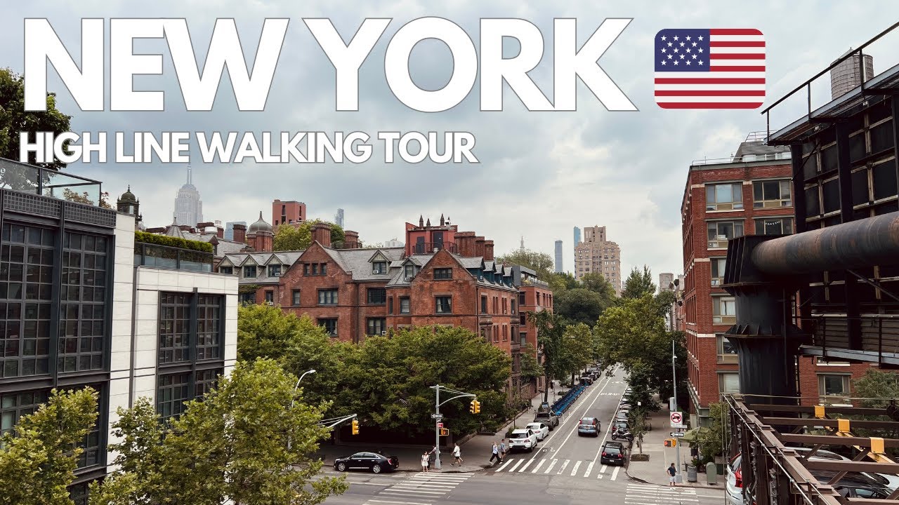 NYC High Line 360° Walking Tour | From The Vessel to the End in 4K