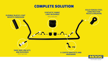 Solid Sway Bar Kit Highlights | MOOG Parts