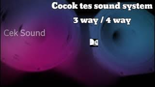 Cek Sound Kendang Clarity | Tes mid high, Tes Low Sub | 3 way / 4 way system | Sound makin mantap