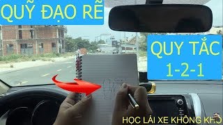 NHẬP MÔN HỌC LÁI XE (P2): QUỸ ĐẠO RẼ VÀ QUY TẮC 1-2-1