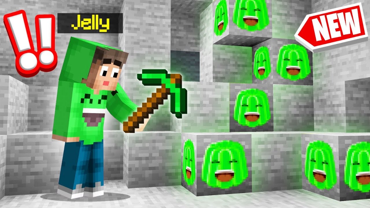 Jelly mine. Гелем майнкрафт. Jelly Minecraft.