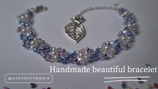 Handmade Beautiful bracelet tutorial #trending #diy #fashion #viral #diyjewelry #yt #video