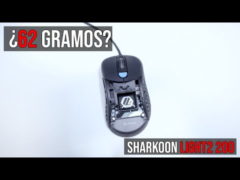 Sharkoon Light² 200 - Ratón gaming ligero como una pluma 🍃