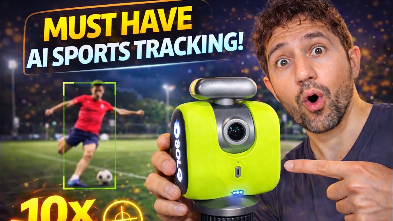 This Solo AI Camera Tracks Sports Automatically (XbotGo Chameleon