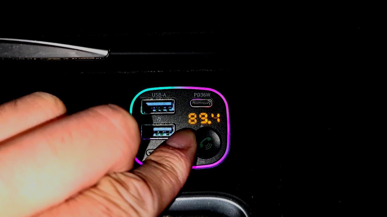 Syncwire Bluetooth Car FM Transmitter Unboxing And Setup - YouTube