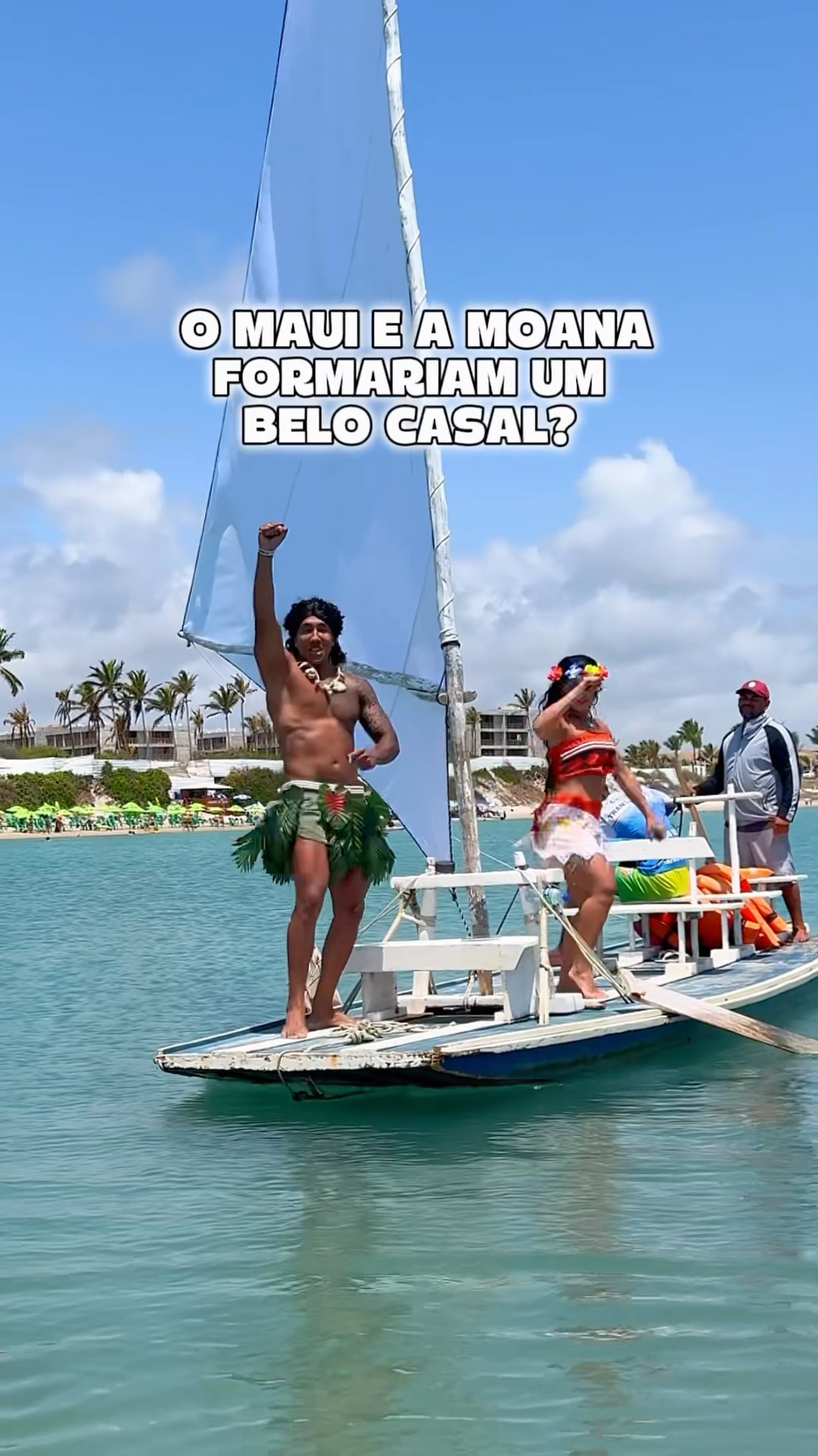 Quem shippa os dois?​⁠@mayca.brasil #moana #maui #dancer #fantasy #couple #short