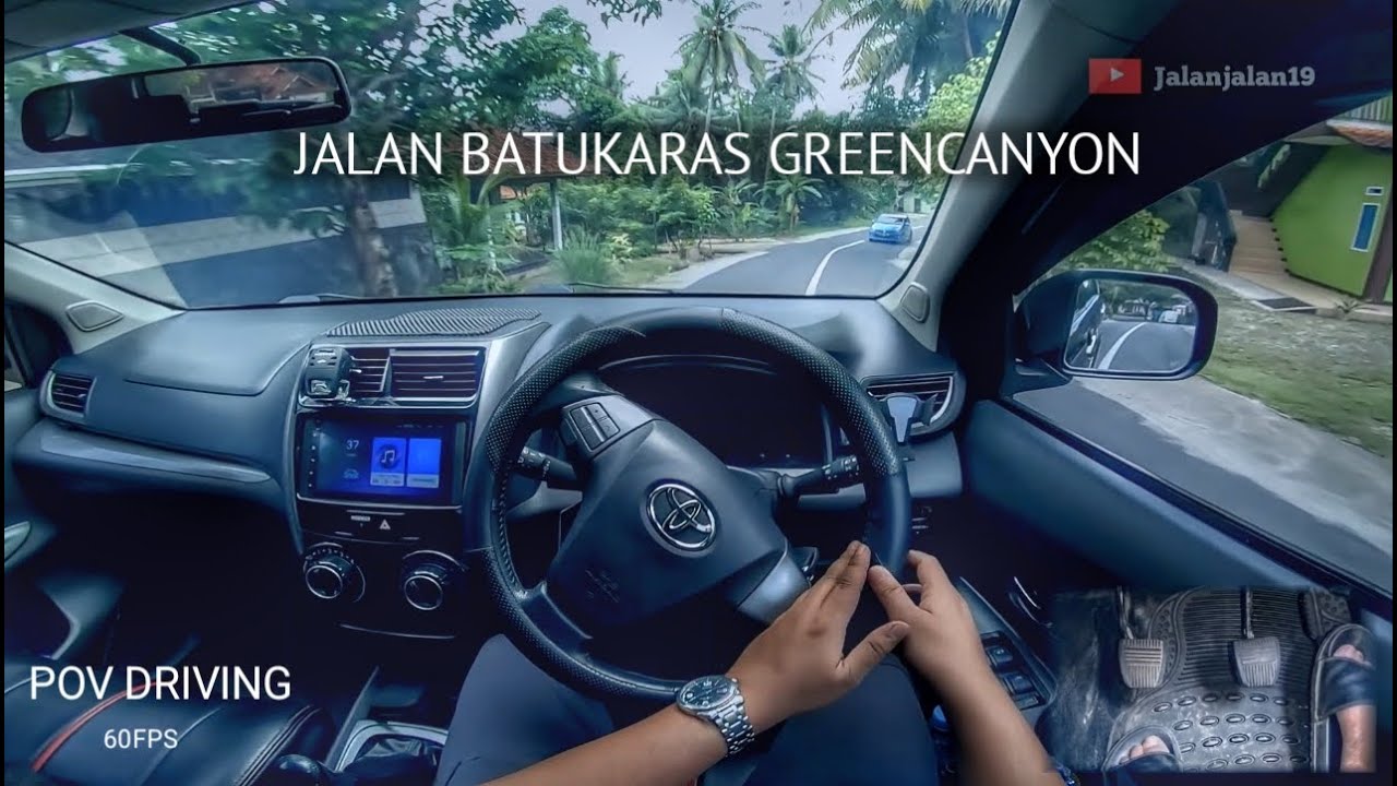 ASMR POV DRIVING | TOYOTA AVANZA VELOZ 1.5 MANUAL | LEWAT JALAN BATUKARAS GREENCANYON