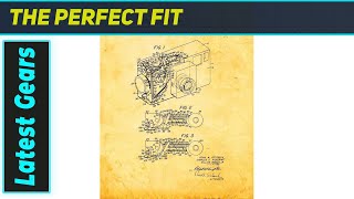 Photographic Camera Patent Print M12092: Best Golden Look Wall Art!