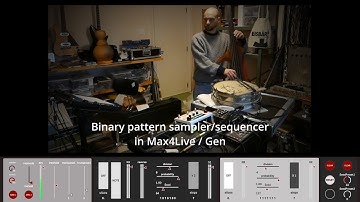 Binary sequences and live sampleslicing in MaxMsp
