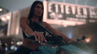 Exatlon Champion Colombian model Ana Parra Contracted by SFM & Giant Sports Nitraburst Ad in MIAMI