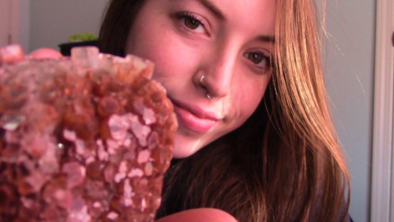 ASMR doing your makeup with crystals ✨