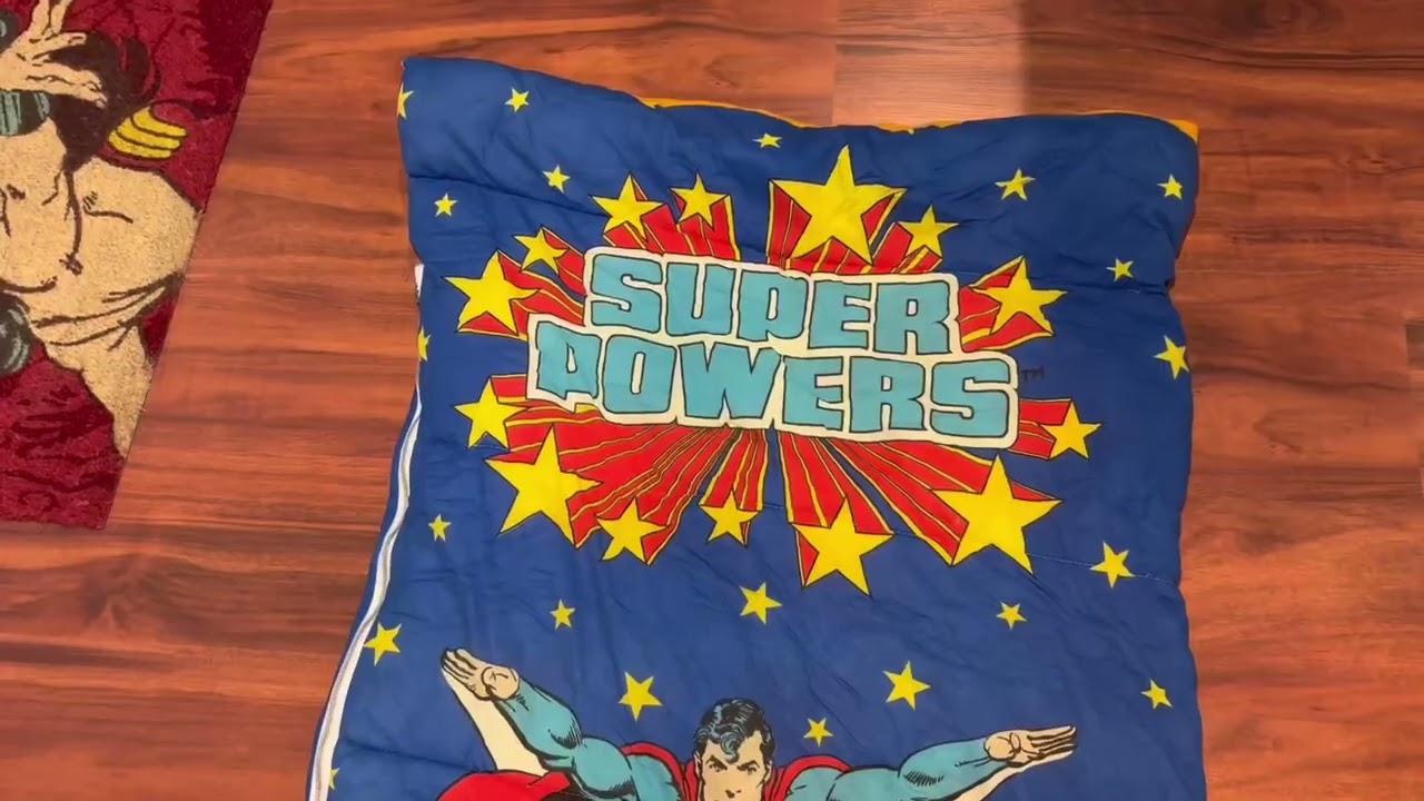 Wonder Woman Collecting Ep0042 1984 ERO Leisure Super Powers Sleeping Bag