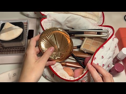 ASMR ~ RUMMAGING THROUGH MY COUSIN’S MAKEUP BAG ✨💕💤