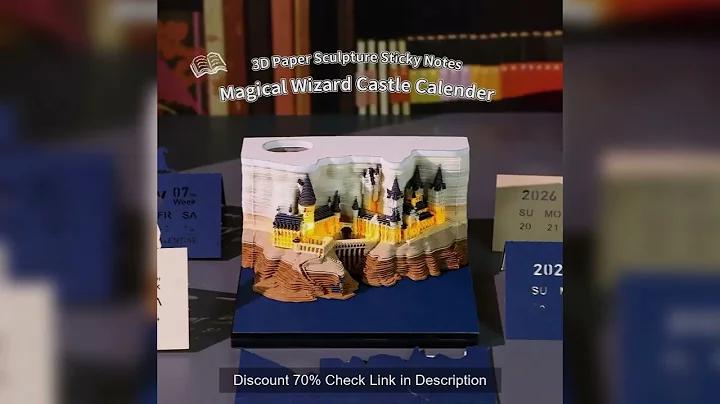 2026 Treehouse 3D Desktop Calendar Sticky Notes Creative Crafts Souvenirs Paper Carvings Memo Pad Ne