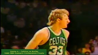 1986 NBA Eastern Conference Finals | Boston Celtics vs Milwaukee Bucks -  Best of 7 Series