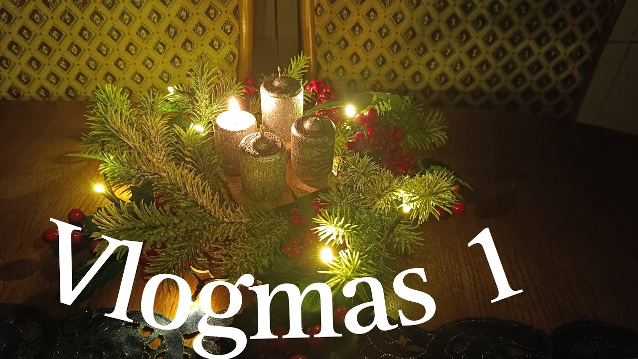 Vlogmas 1🎄/2024/ Karácsonyi díszítés, Adventi kalendárium ❄️