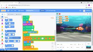 GERAK LURUS BERUBAH BERATURAN GLBB DENGAN APLIKASI SCRATCH screenshot 3