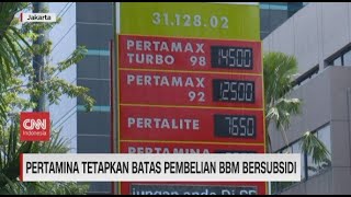 Download Lagu Pertamina Tetapkan Batas Pembelian BBM Bersubsidi MP3