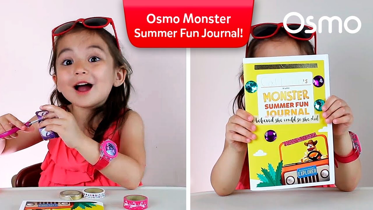 Cathleen Toy Reviews plays the Osmo Monster Summer Fun Journal!