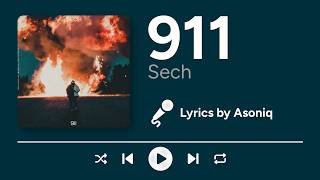 Sech - 911 (Letra/Lyrics)