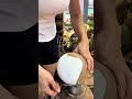 Peel the coconut #fruit #satisfying