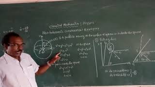 Non-holonomic constraints and examples .