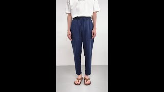 【DOORS】綿麻テーパードベイカーパンツ