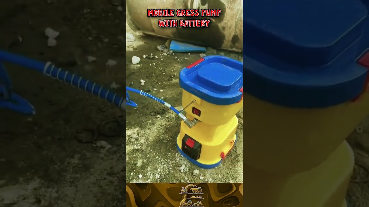 Mobile Gress Pump with Battery 