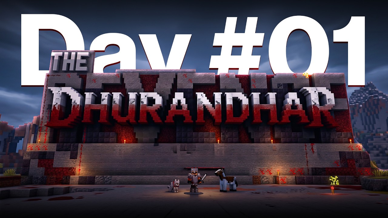 #1 Minecraft Live Stream Day 01 | Exploring the DHURANDHAR World ⛏️ # ...