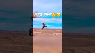 Biggest Jump On A Dirtbike #moto #dirtbike #crash #fail #insane