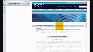 Me downloading the eicar test file.wmv