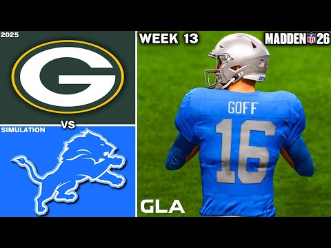Bears vs. Eagles Week 13 - Madden 26 Simulation Highlights