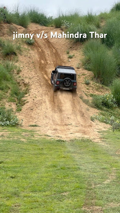 Jimny vs Thar🛻🇮🇳.            #mahindra #suzuki #offroad #4x4 #car #ytshorts #shorts #power #4x4