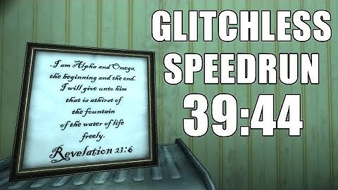 Fallout 3 Glitchless Speedrun in 39:44