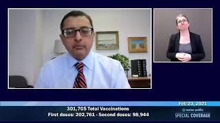 Maine CDC Briefing February 23, 2021