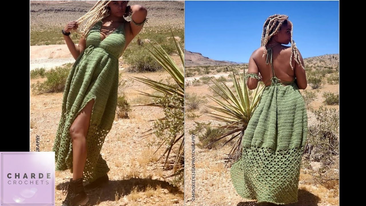 Crochet Boho Maxi Dress | Part 1 ...