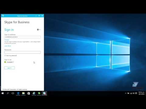 Skype for Business  Primer Login