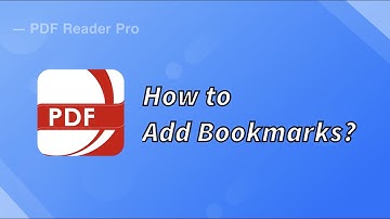How to Add Bookmarks? |#PDFReaderPro