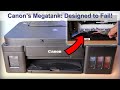 Canon's Megatank: Yet Another Inkjet Scam, Doomed to Fail Thanks to Ink Absorber/Error Code 5b00!