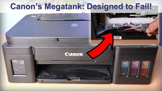 Canon's Megatank: Yet Another Inkjet Scam, Doomed to Fail Thanks to Ink Absorber/Error Code 5b00!