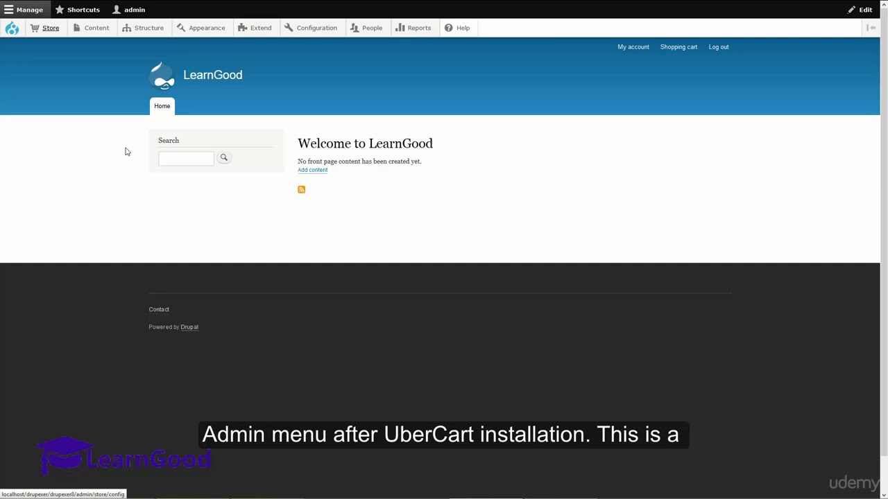 073 Site UberCart Install Catalog creation YouTube
