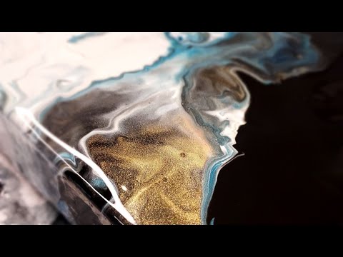 Dutch Pour Technique - Let's Practice | Water and Acrylic Only