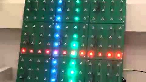 CT LED Display: Interlines Animation