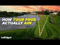 The clever aiming strategy tour pros actually use  the game plan  golf digest
