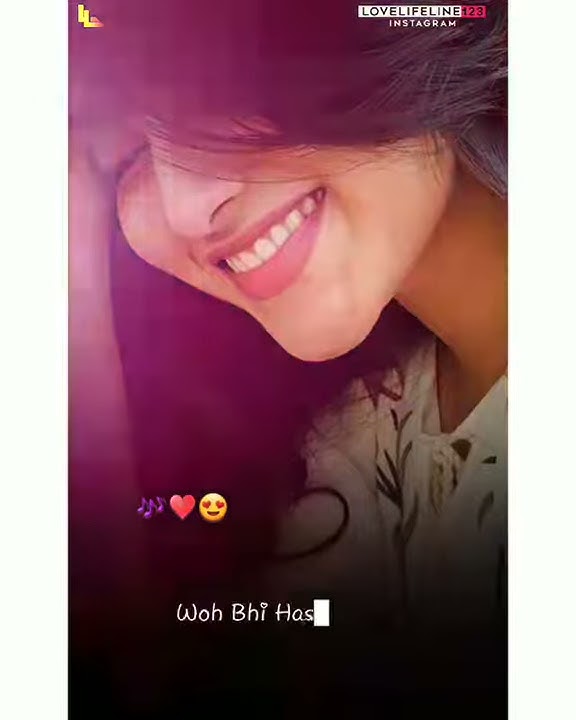 Woh bhi hasne lagi thi aa sunao pyar ki ek kahani /Love status /
