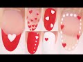 Easy valentines day nail art ideas  gel polish nail designs at home
