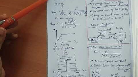 Electric Drives - speed control of induction motor using v/f control