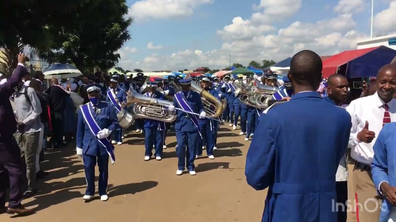 Mabopane brass band arrival at Katlehong
